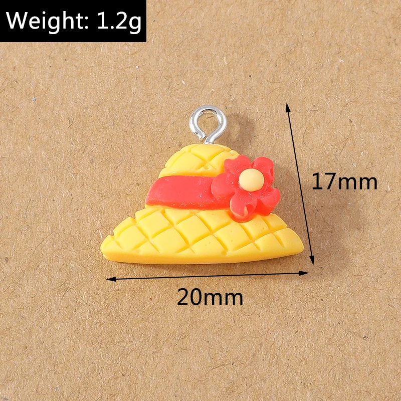 15 Stück zufällige Mischung, niedliche Harz-Tier-Blumen-Charms-Anhänger für Ohrringe, Halsketten, Armbänder, DIY, Kinderschmuck, Geschenkzubehör – Detail 18
