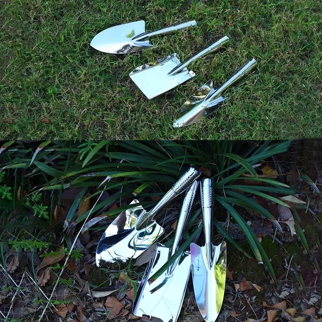 3pcs- Garden Shovel Planting Tool Succulent Stainless Steel Outdoor Garden Tool Shovel 6
