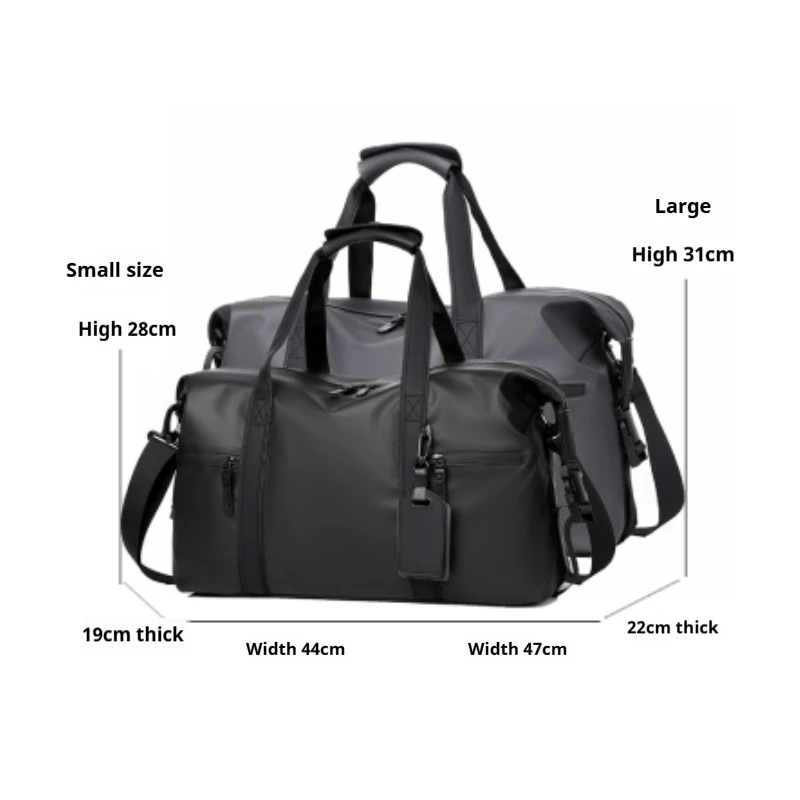 Men’s Black Gym Duffel 2