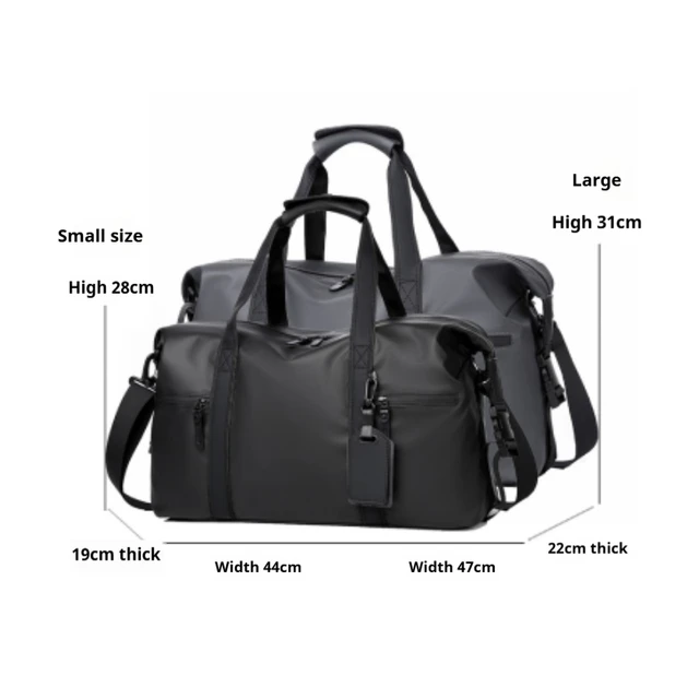 Men’s Black Gym Duffel 2