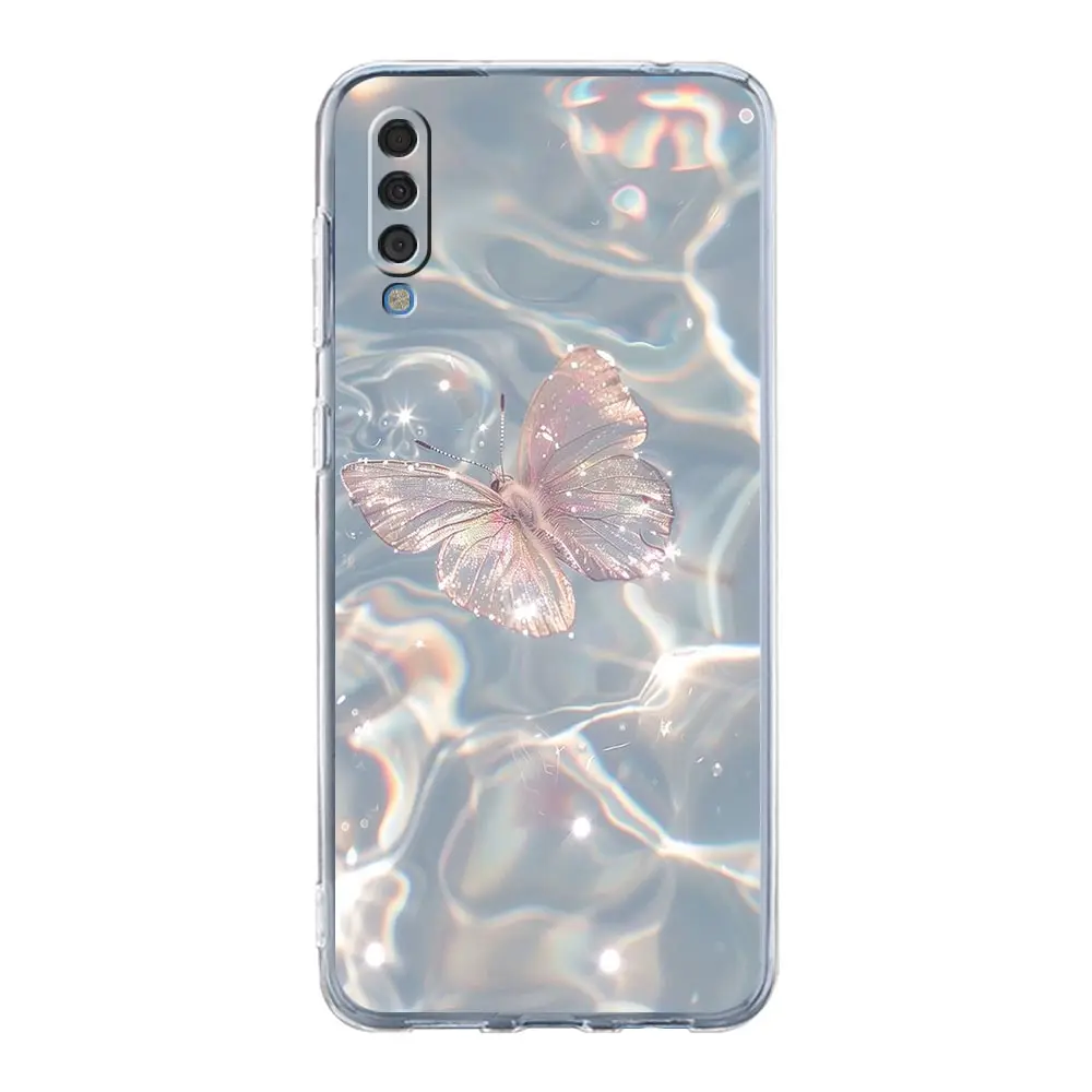 Blue Butterfly Ocean Waves Phone Case Cover