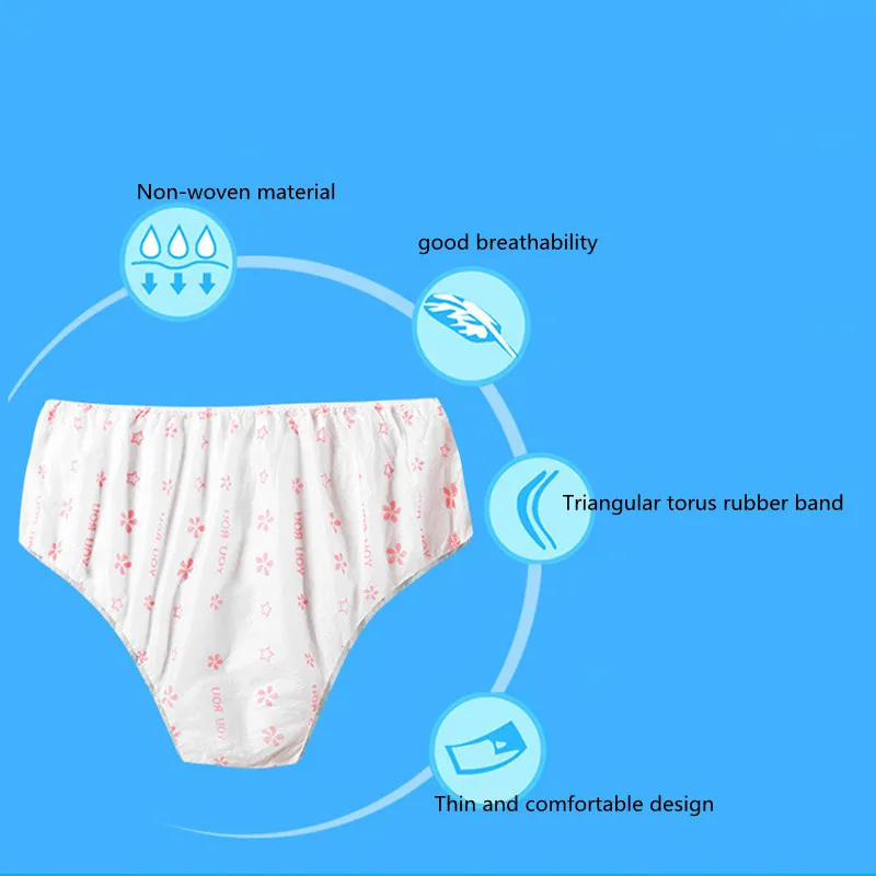 30/10PCS Disposable Women's Panties Non Woven Sterile Panties Postpartum  Panties Suitable for Travel Sauna Hospital Supplies - AliExpress