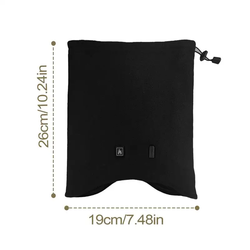 USB Heating Scarf Velvet Type-C Warming Scarf With Heat Plug-in 360-degree Full Enclosure Three-speed Neck Heated Warmer