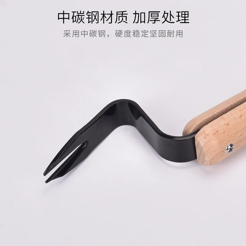 Garden Manual Weeder Tool Root Lifter Digging Puller Long Handle Hand Weeding Removal Cutter Garden Lawn Gardening Tool 4