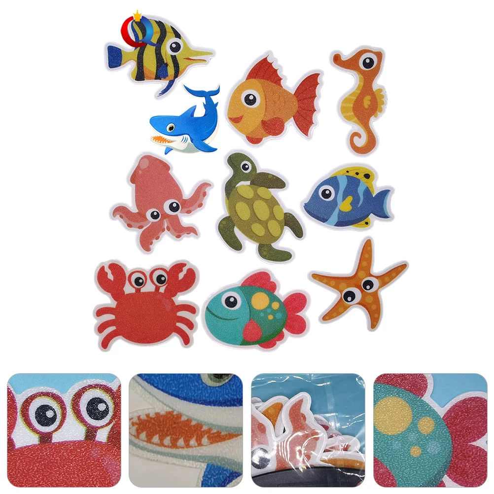 

Cartoon Waterproof Bathtub Kids Bathtub Anti-slip Decals For Adorable Kids Bathtub Anti-slip Decals For Self-Adhesive Marine