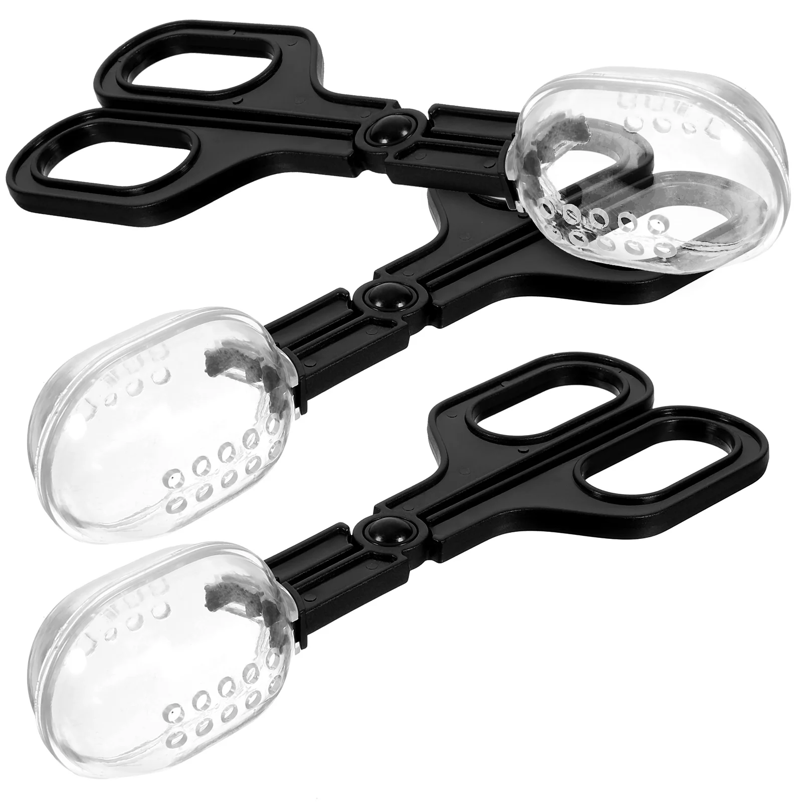 

3pcs Hamster Waste Scoop Guinea Pig Poop Picker Insect Scissor Multi-use Plastic Scoop for Home