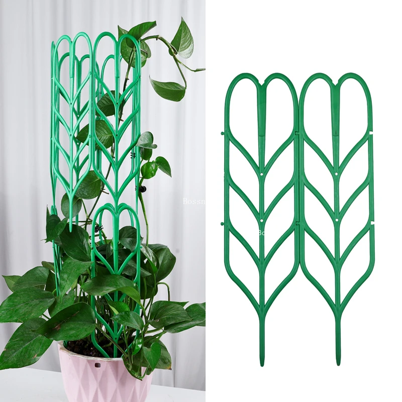 

5Pcs Green Plastic Frame for Climbing Plants Vine Climbing Frame Plant Support Frame Indoor Flower Plant Vine Climbing Bracket