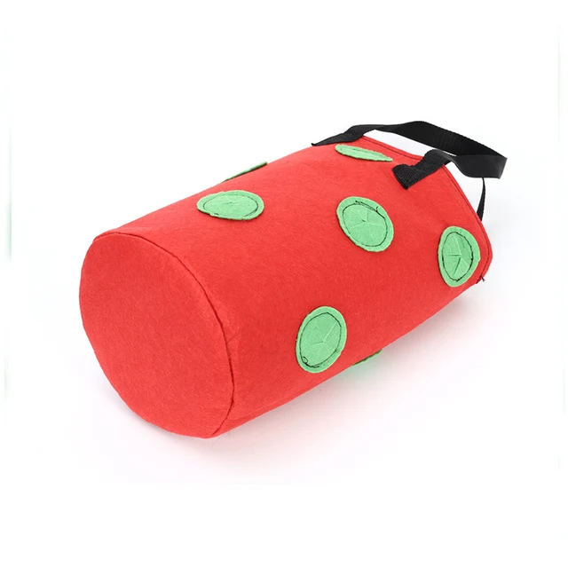 Eper Zöldség Fejjel Lefelé Ültetési Táska Kiváló Minőségű, Nem Szőtt Termesztett Függő Virágcserép Színes Kerti Szerszámok - Image 6