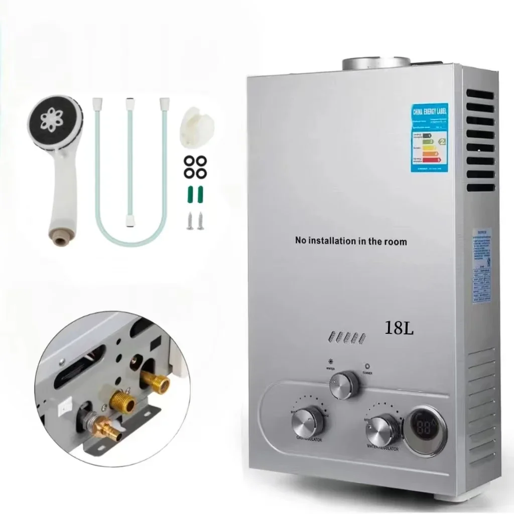 16L LPG/LNG Gas Water Heater Instant Tankless Gas Water Heater