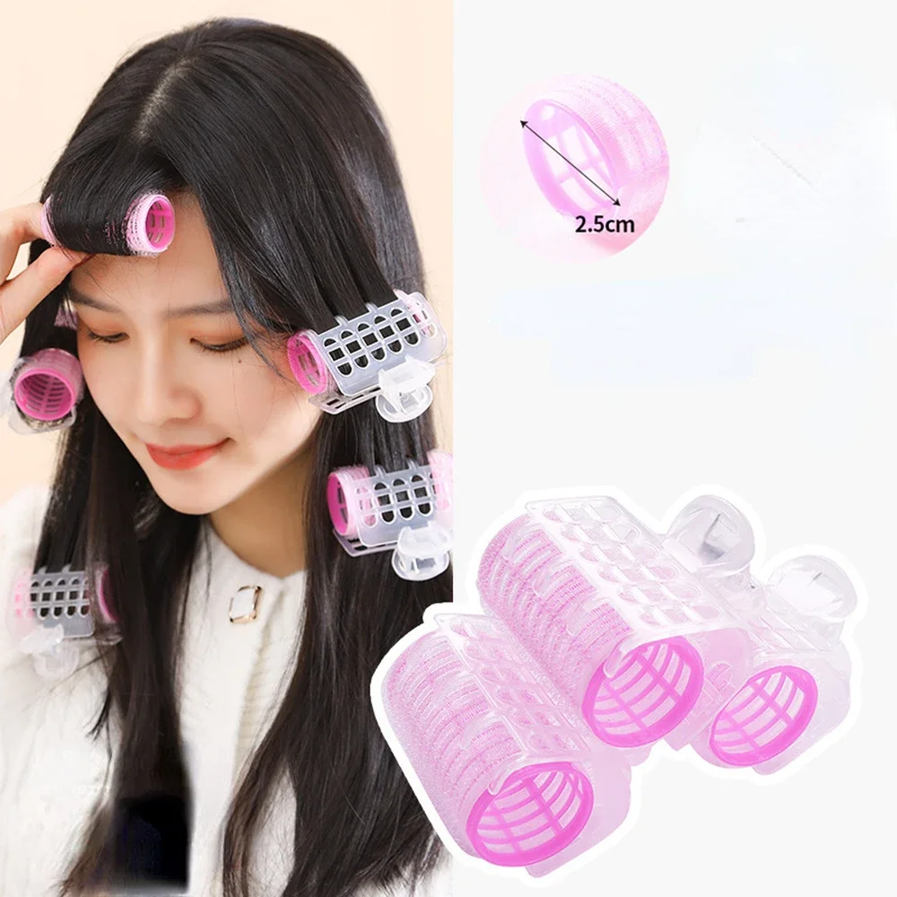 3Pcs/Lot Hair Rollers Bang Roll Curler Hair Curler Plastic Self-adhesive Curling Hairdressing Tool Girl Beauty Styling Tool