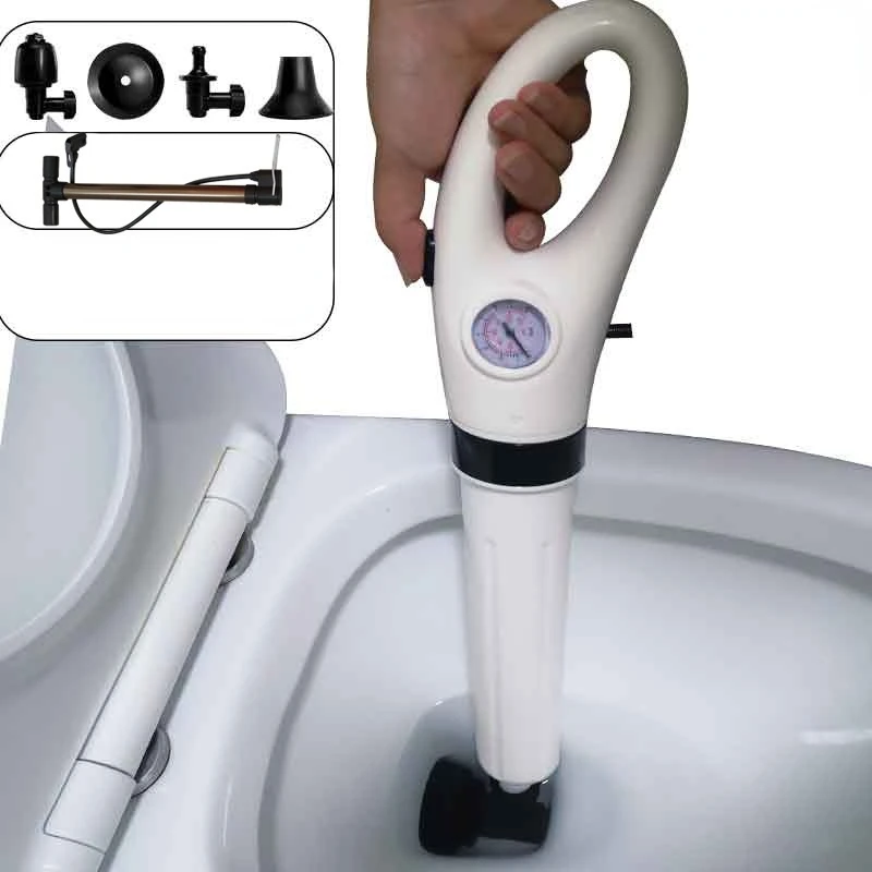 

Pneumatic Pipe Dredger One Shot Toilet Plug Sewer Machine Pipe Dredger High-pressure Dredger Bathroom Tools