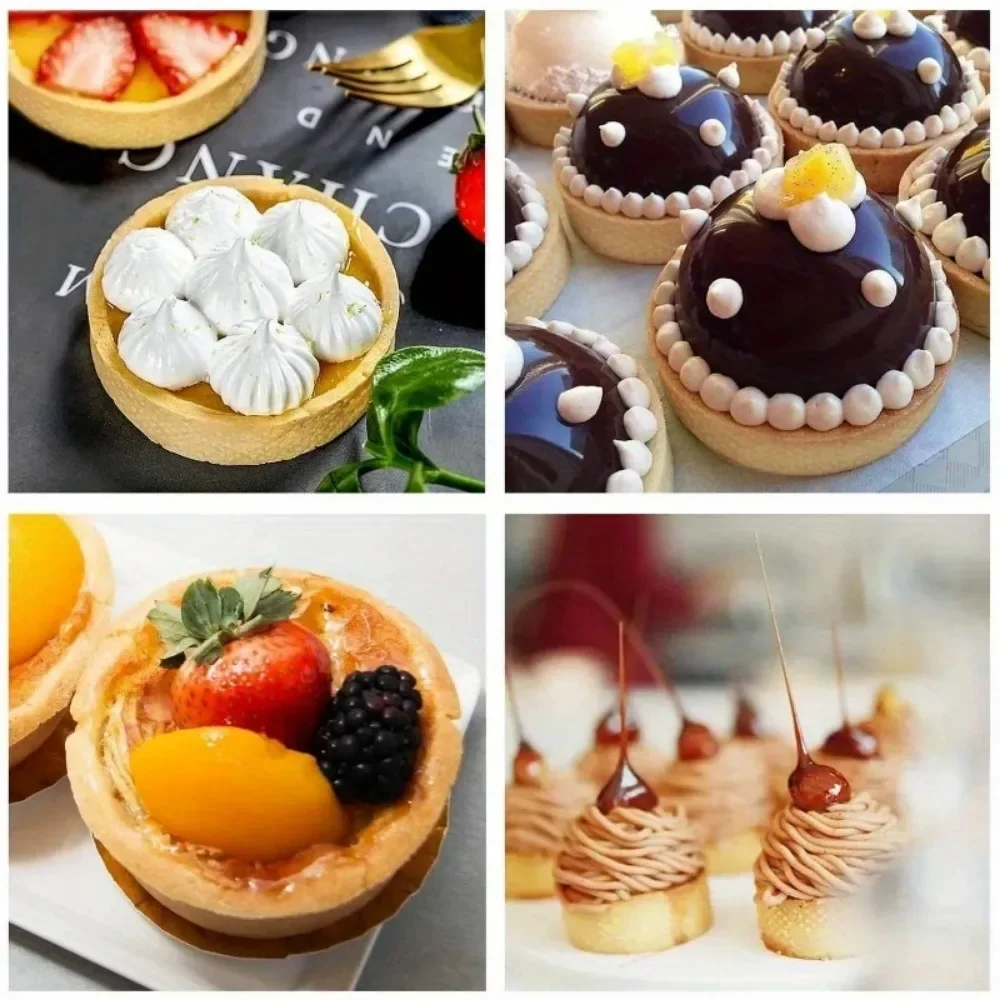 8 Pezzi Ousse Anelli Per Dessert, Ini Anello Per Torte, 10 C, Anelli - 6