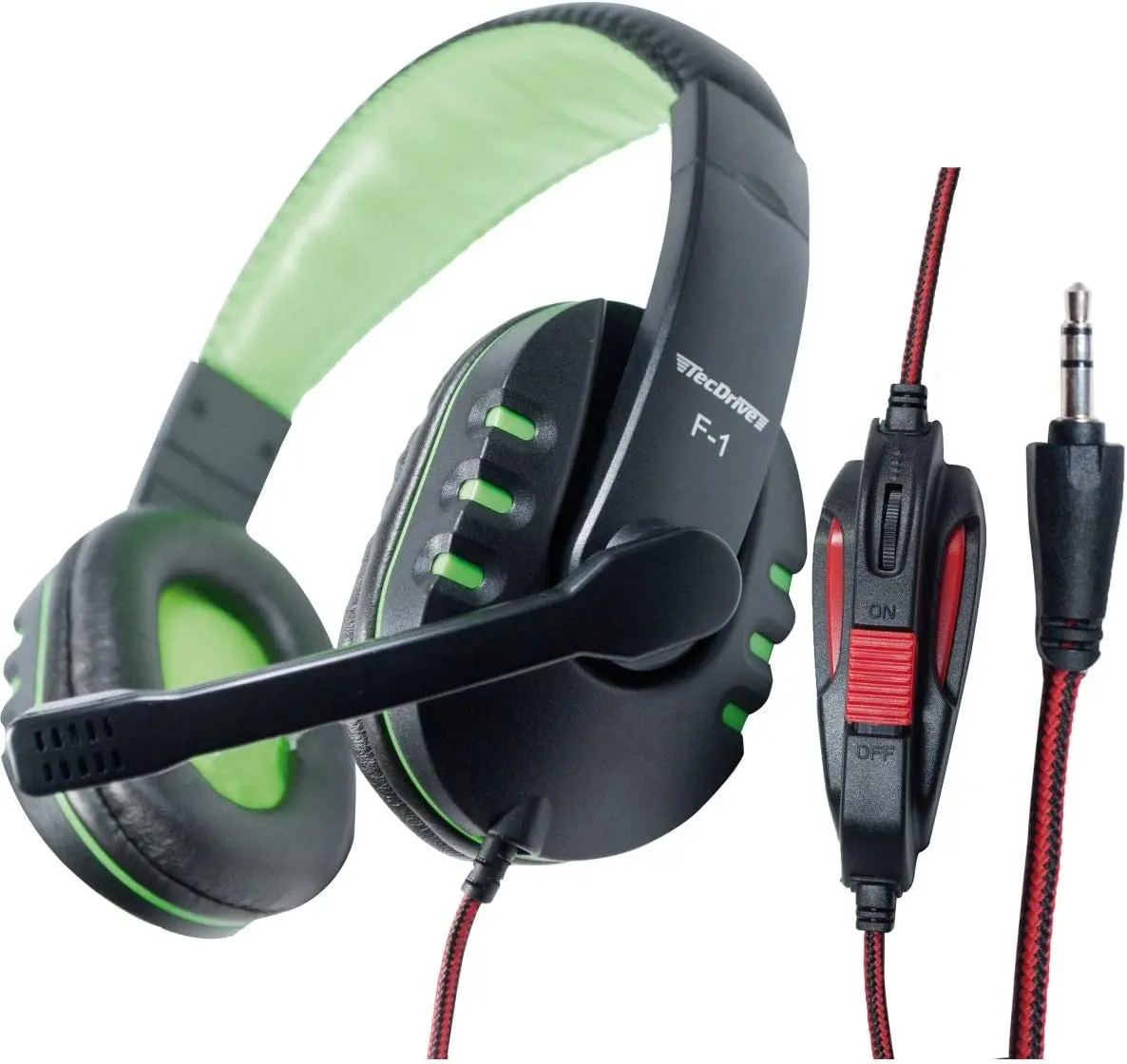 Microphone Headset for Gamer, PC, Volume F-1, Preto, Vermelho, Bluetooth, 2023