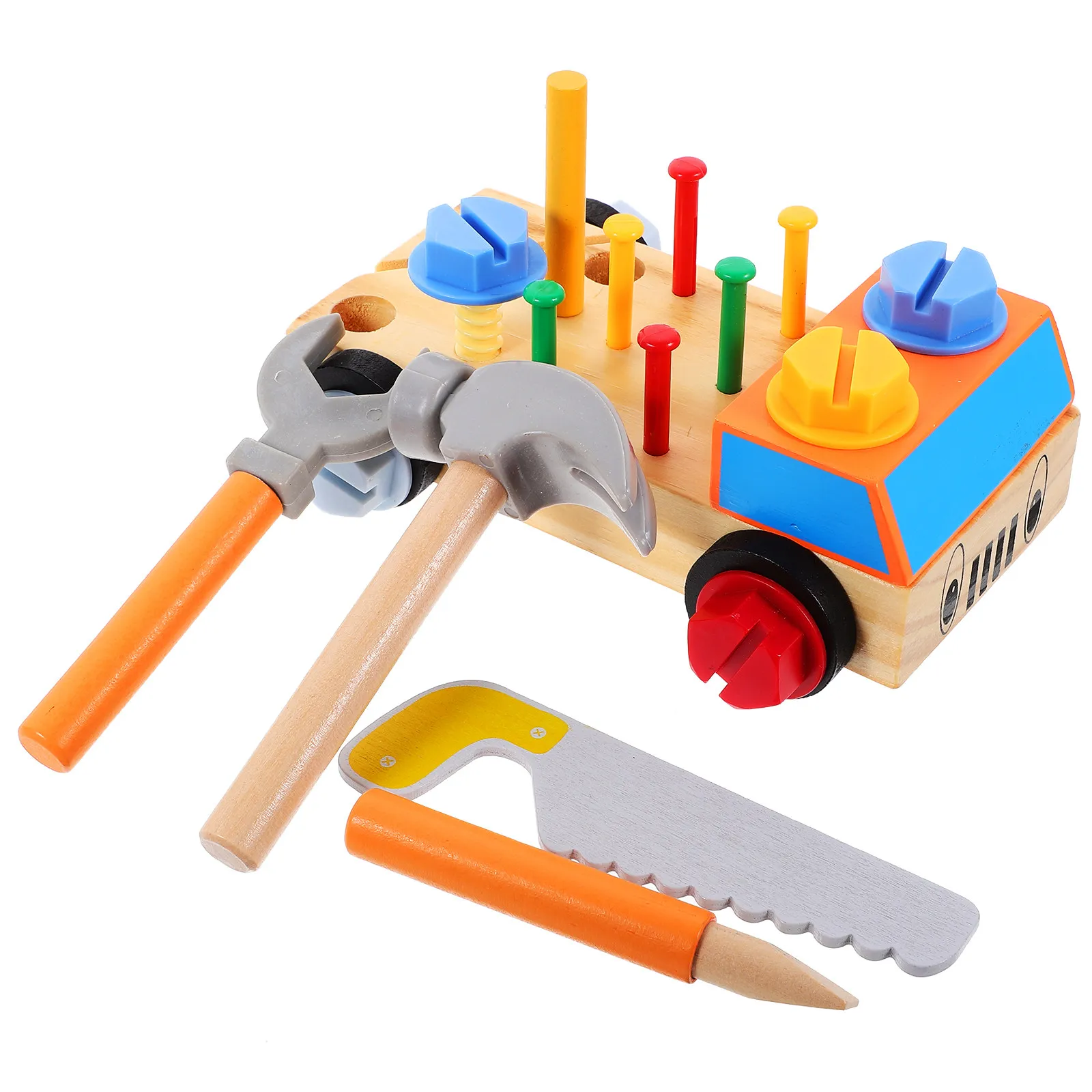 어린이용 목공 키트 분해 조립 장난감 나사 조립 퍼즐 DIY 자동차 운전사 장난감 역할놀이