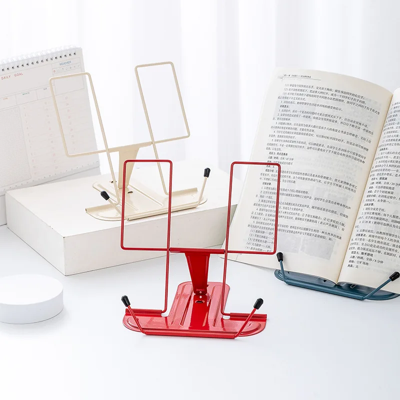 Portable Book Holder Adjustable Reading Rest Recipe Cookbook Stand Cell Phone Stand Cookbook Textbook Tablet Holder reading stand,book holder,book stand