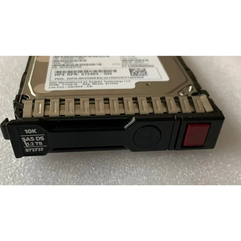 872737 HEP 1.2TB SAS 10K SFF SC DS 12G 2.5 인치 HDD, 872479-B21 872737-001 872483-006