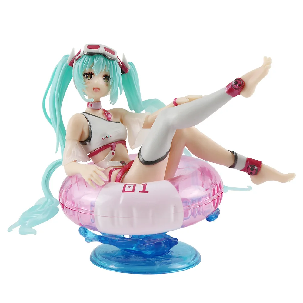New Anime Hatsune Miku Action Figures Summer Bikini swim ring