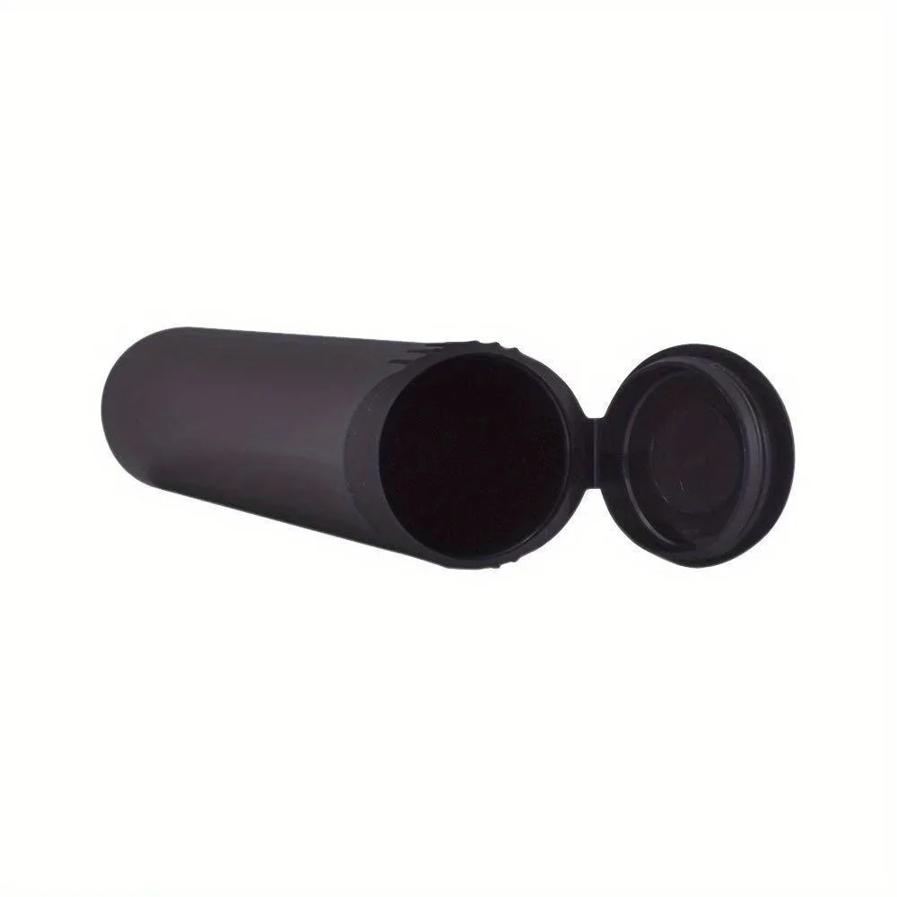 15pcs King Size Pop Top Tubes 120mm Black Cone Cigarette Holder Airtight Smell Proof Vial Container Child Resistant BPA Free