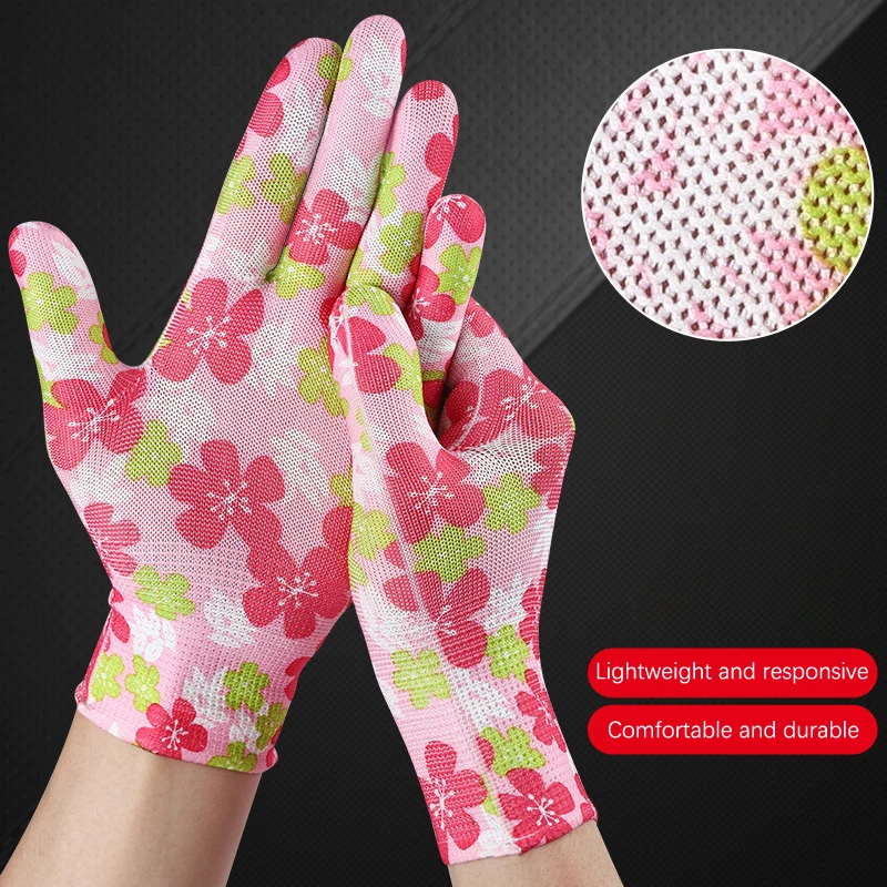 

1 Pair Non-Slip Working Gloves Planting Yard Cleaning Floral Garden Gloves Man Women Non-Slip Household Labor Protection Glove