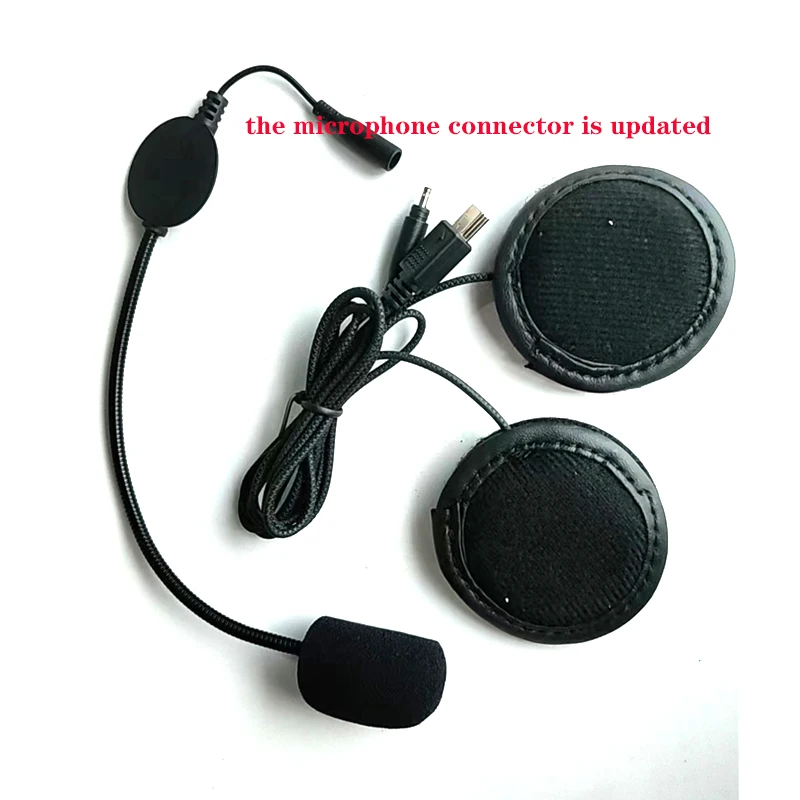 10 hajcsat Mali USB jacket microph Beszélő headse majd helmes Házi telefon csipesz számára VNETPHONE V8 Házi telefon Motorbicikli Bluetooth