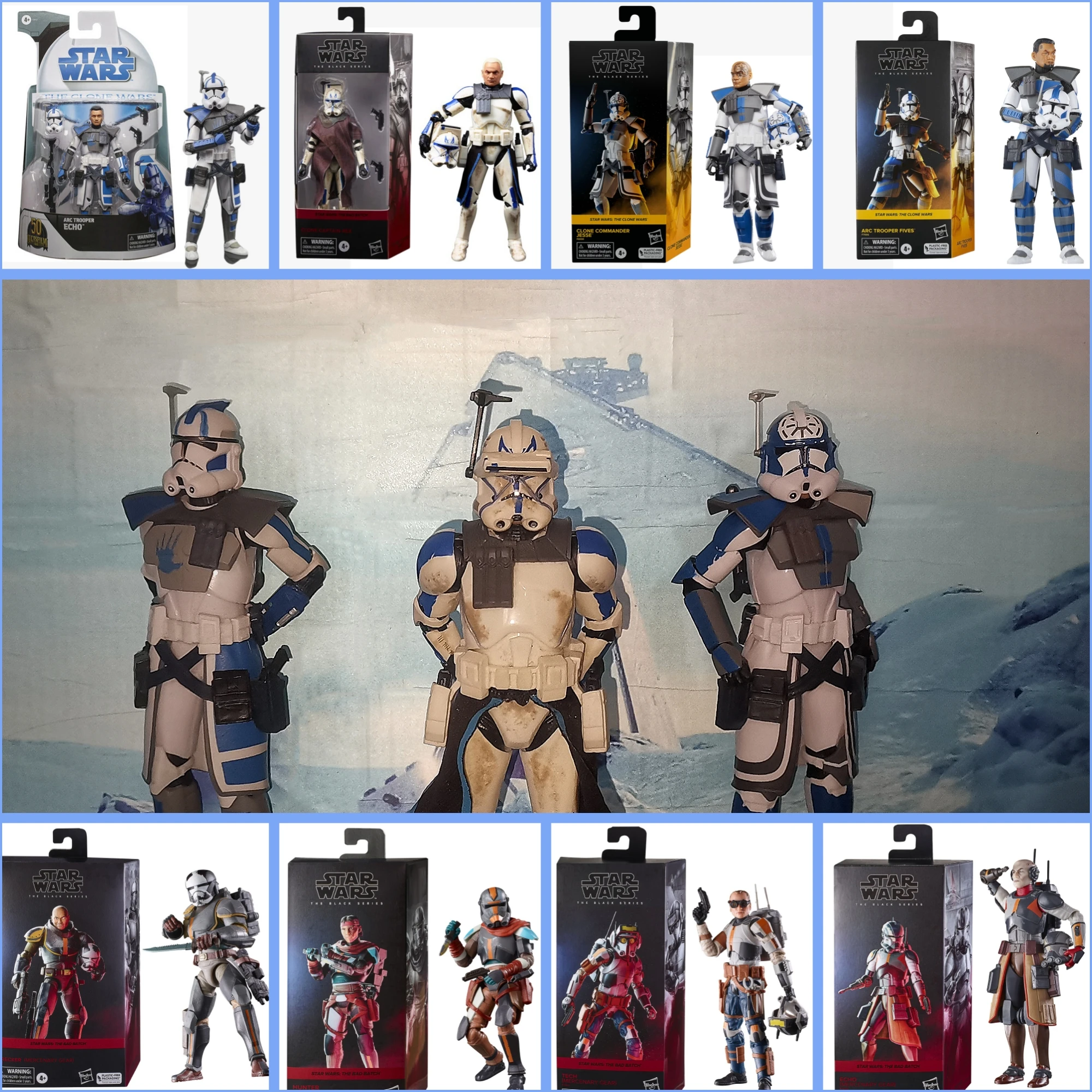 スターウォーズ　ブラックシリーズ　アークトルーパー　エコー Amazon.co.jp: スター・ウォーズ ブラックシリーズ 6インチ アクション