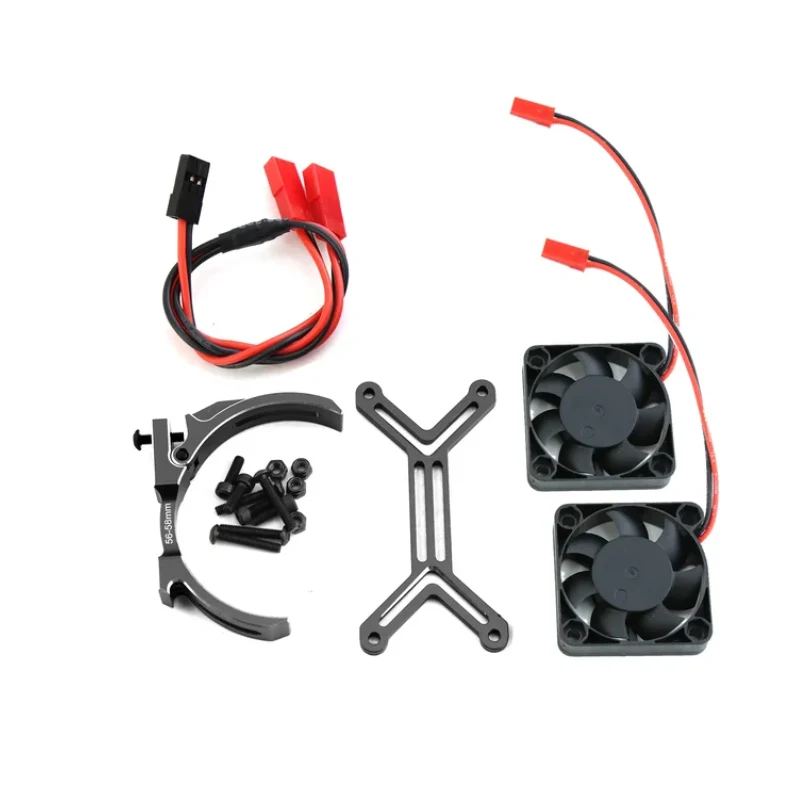 Moteur RC 540 Brushed 45T pour voiture 1/10, vue arrière avec les bornes de connexion.