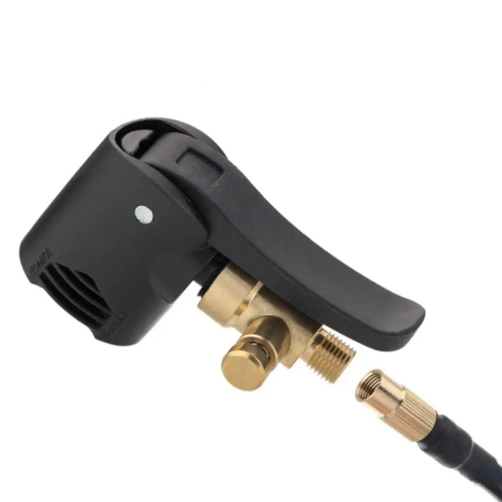 Practical Tire Air Pump Nozzle Schrader/Presta Valve Tire Inflation Valve Adapter Inflatable Pump Connector Tire Inflator Chuck