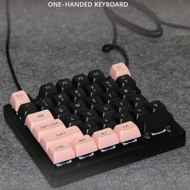 有線メカニカルキーボードキットDB783C-78Key分割タイプ,人間