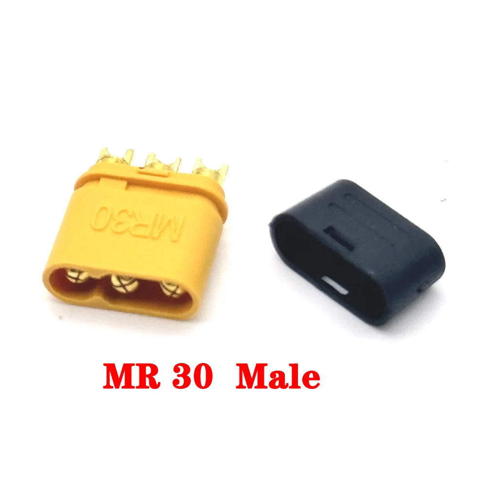 Mr. Plug 30 Pezzi Cavi Servo JR/Graupner 30 Cm – 26AWG Con Connettori Femmina Dorati – Per Modellismo E Hobby