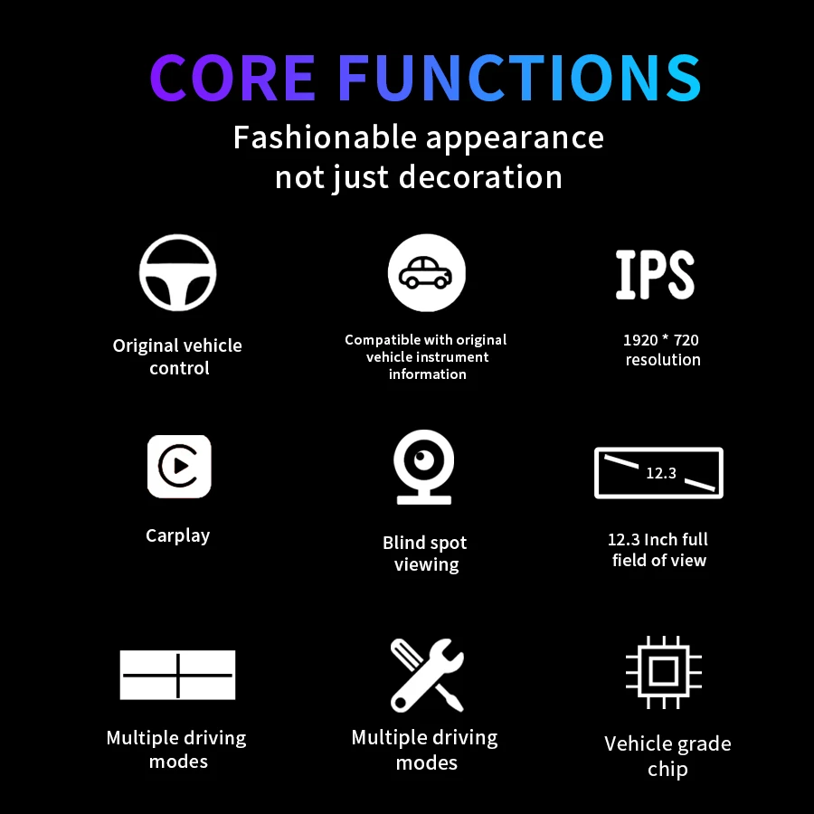 Linux System LCD Digital Dashboard Cluster For Opel Insignia Buick Regal 2014-2019 Virtual Instrument Panel Cockpit Speedometer 3