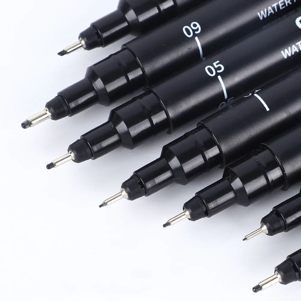 Drawing Micron Graphic Needle Pen Black Sketch Hook Line Pen 005 01 02 03 04 05 07 08 1.0 2.0 3.0 Brush Fine Lines