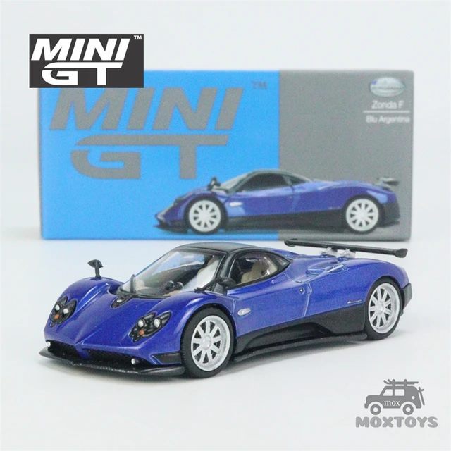 Mini Gt 1:64 Pagani Zonda F Blue Argentina Lhd Diecast Model Car -  Railed/motor/cars/bicycles - AliExpress