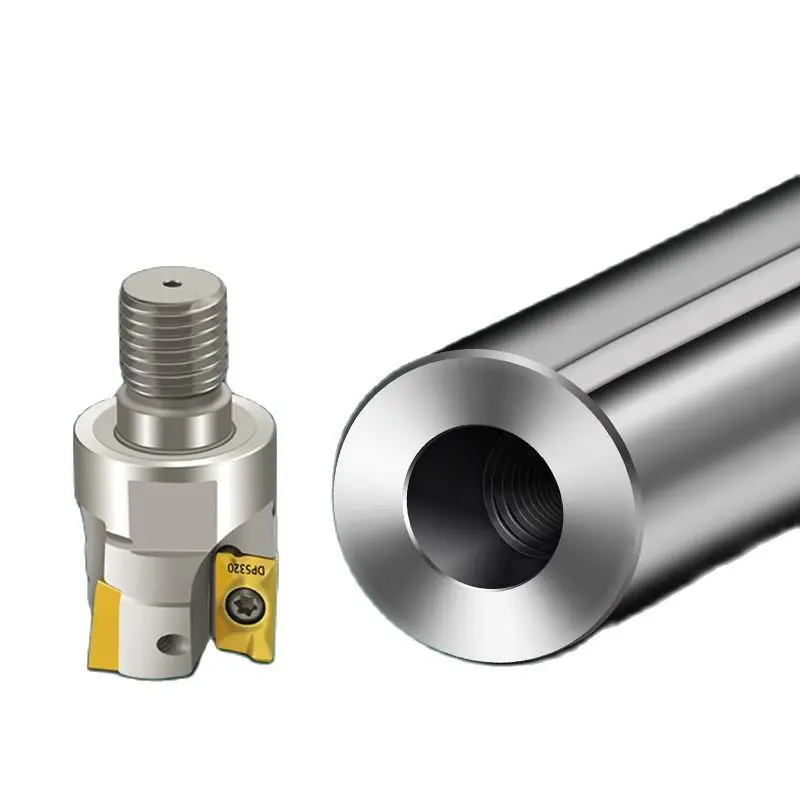 

300R milling head shockproof locktooth One-piece tungsten steel alloy shockproof cutter bar CNC machining center locktooth type
