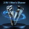 Sejoy Electric Razor for Men Rechargeable Electric Razor Shaving Machines  Mens Electric Shavers, 3