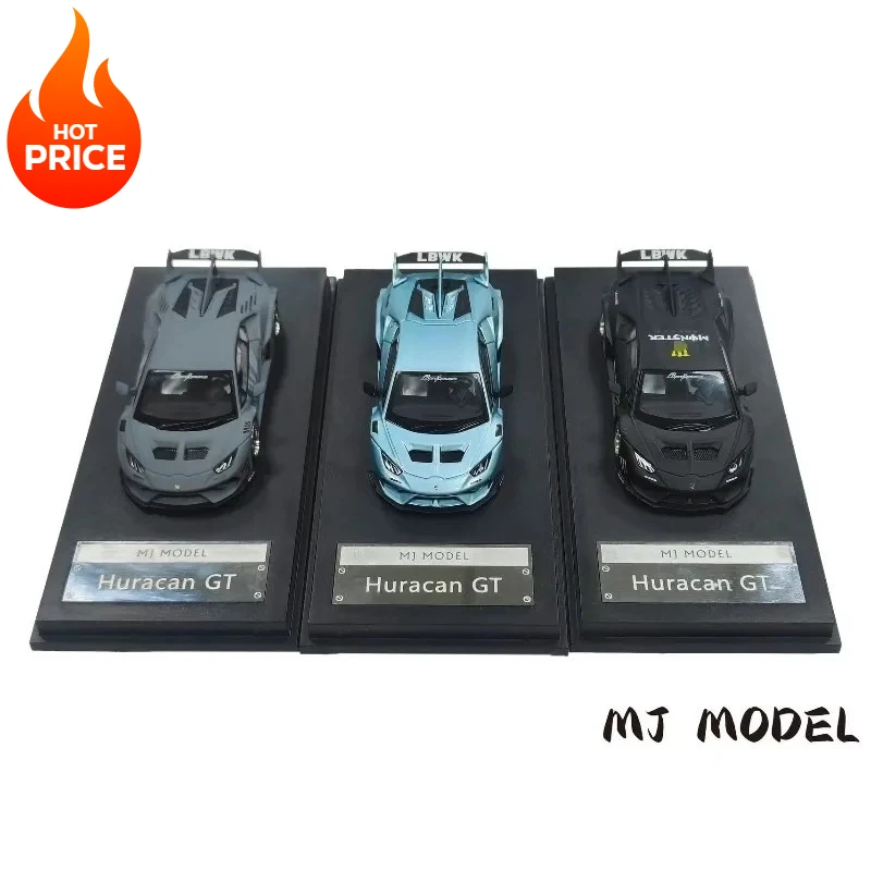 MJ 1:64 람보르기니 LP610 GT 우라칸 다이캐스트 자동차 모델 컬렉션