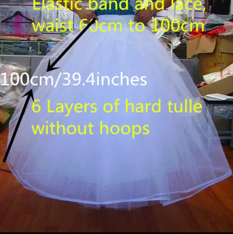 Women Cancan Skirt Petticoat Underskirt Hoopless High Quality 3 Layers 6 Layers 8 Layers without Hoops Dance Free images - 6