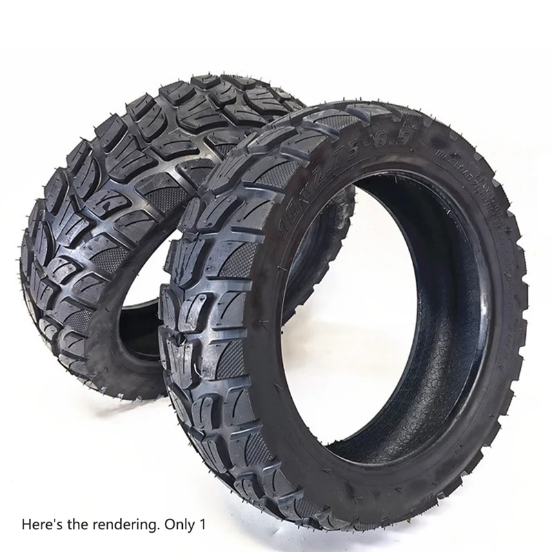 10X2.70-6.5 Inner And Outer Tire Electric Scooter Balance Car Tire Off-Road Tubeless Black 700G
