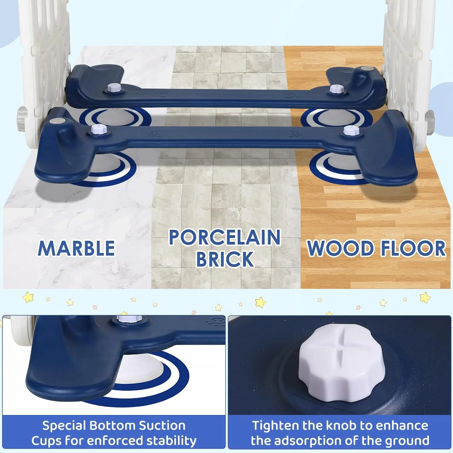 6-in-1 Toddler Slide & Swing Playset 6