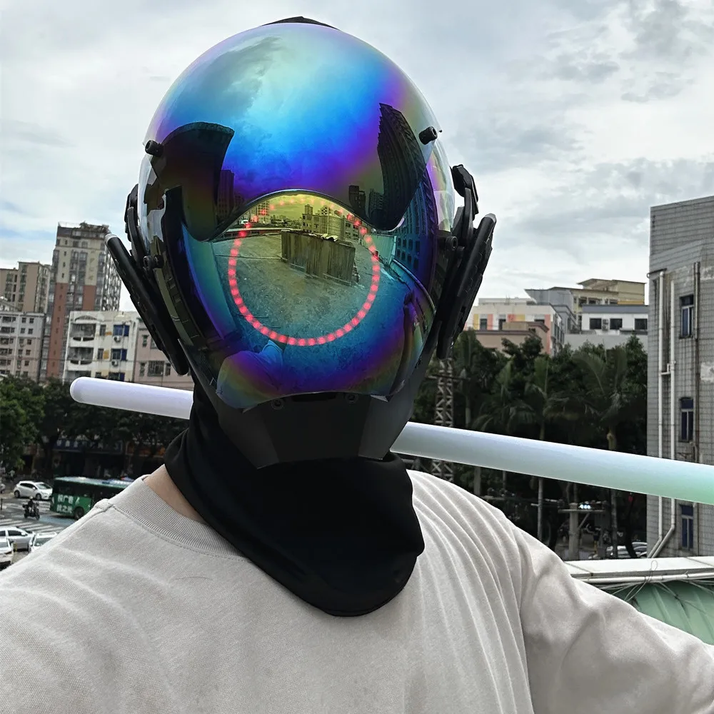 Sci Fi Helmet Without Visor Futuristic Open Face Visor Cyberpunk