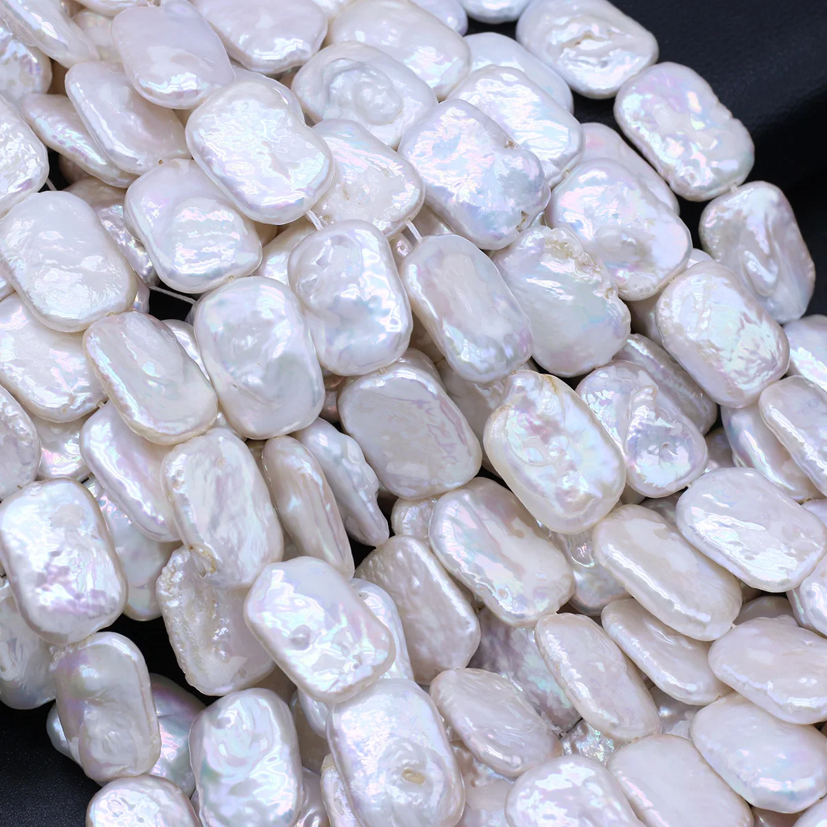 

Rectangular Baroque Freshwater Pearl Beaded Loose Spacer Beads for Jewelry Making Diy Bracelets Necklaces Accessories Gifts