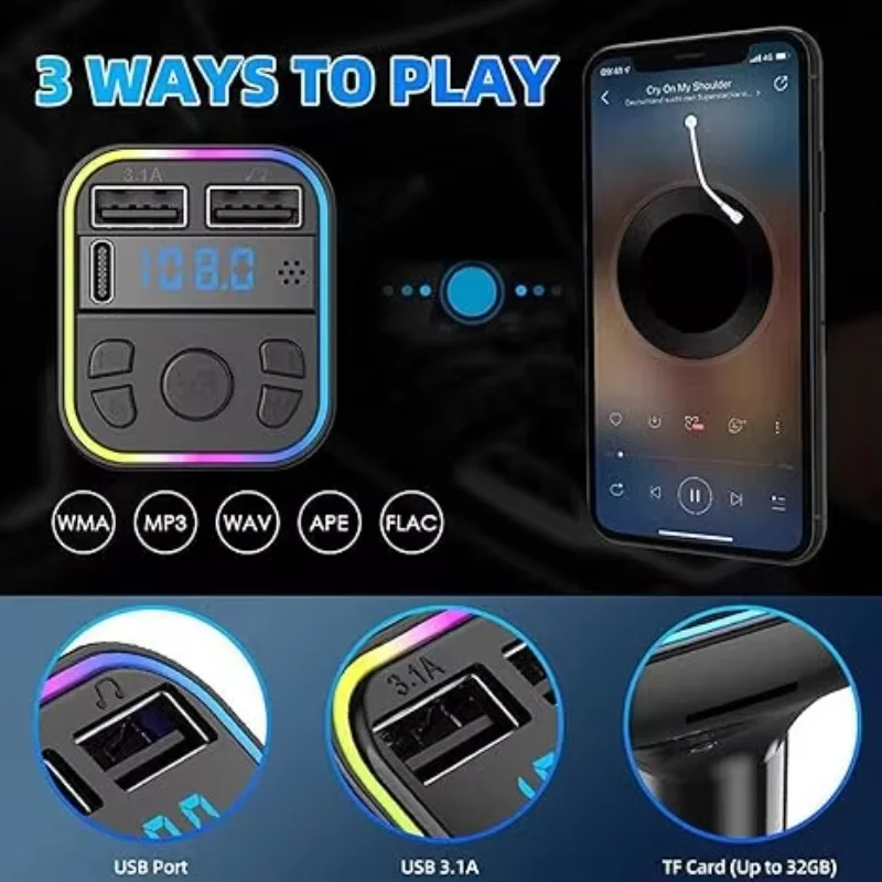 Car mounted Bluetooth MP3 player 4