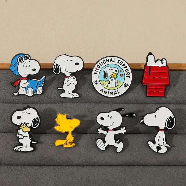 Pins de Snoopy de dibujos animados 6