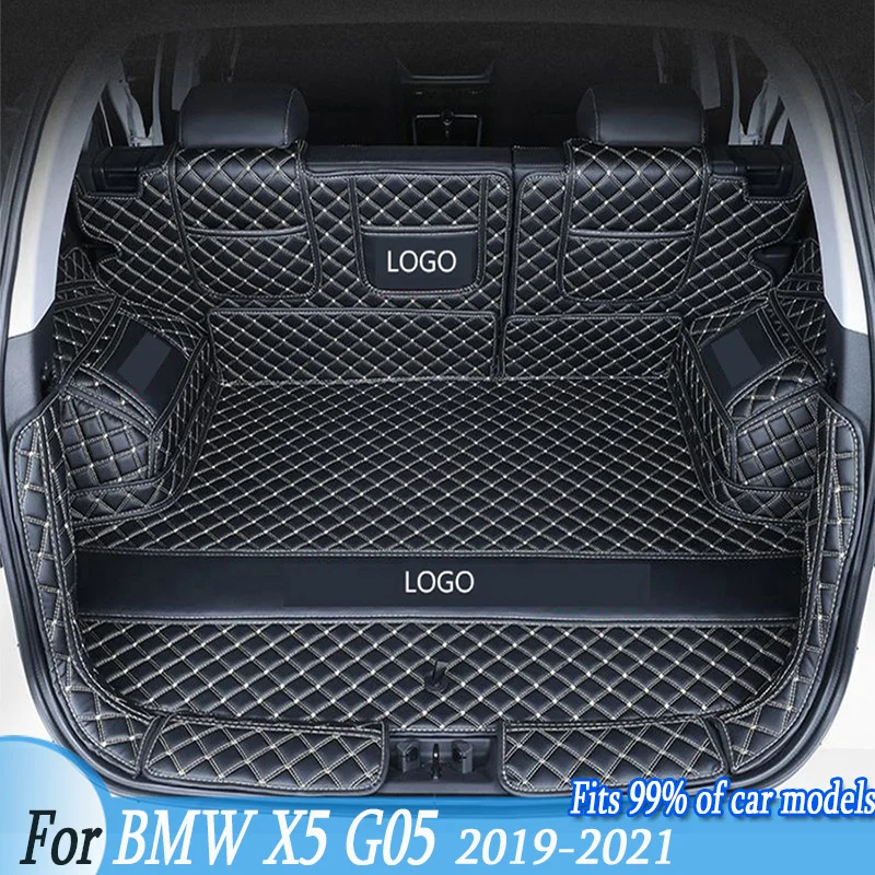 

High quality! car trunk mats for BMW X5 G05 2020 2021 waterproof cargo liner mats boot carpets for X5 2019
