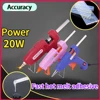 Hot Melt Glue Gun with 7mm Glue Sticks Mini Industrial Guns Heat Temperature Thermo Electric Repair Tool Heat Gun Hot Glue Stick 1