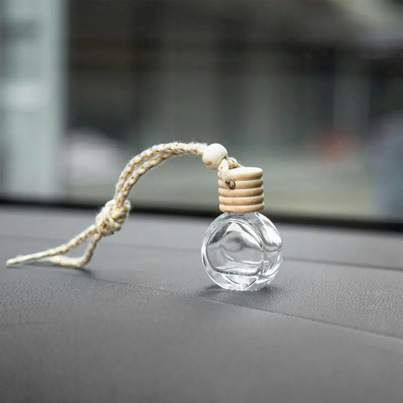 Car Hanging Bottle Pendant Refillable Car Essential Oil Diffuser