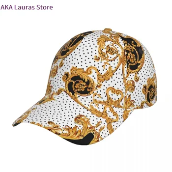 Cappello da Golf berretto da Baseball da uomo sport catene dorate cappello Snapback Casual barocco moda cappelli Hip Hop all'aperto per uomo donna Unisex 1