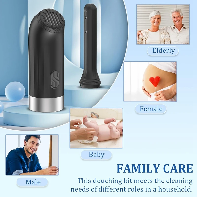 Automatic Electric Bidet Sprayer Personal Travel Bidet Douche For Men Women, For Colon Anus Cleansing