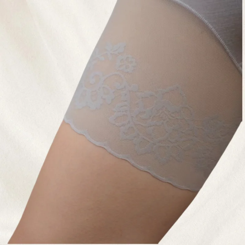 Plus Size Safety Shorts Women High Waist Tummy Tight Seamless Panties Anti Rub Thigh Sexy Lace Modal Material Panties 50kg-115KG