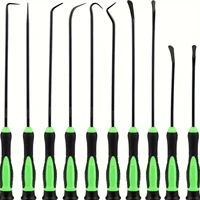 Outil de crochet et de sélection 10 pièces, ensemble d'outils de sélection pour joint d'huile de voiture/joint d'étanchéité de joint torique extracteur de crochets de sélection 1