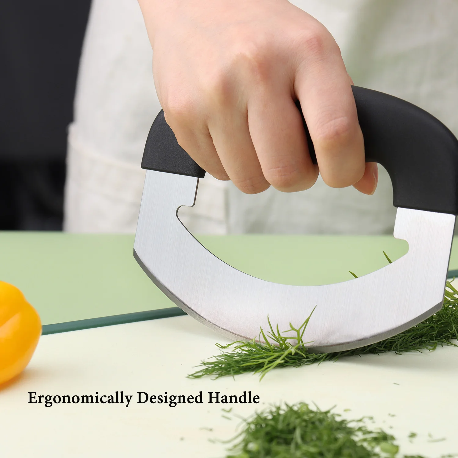 Salad Chopper,Mezzaluna Mincing Knives Vegetable Knife Vegetable